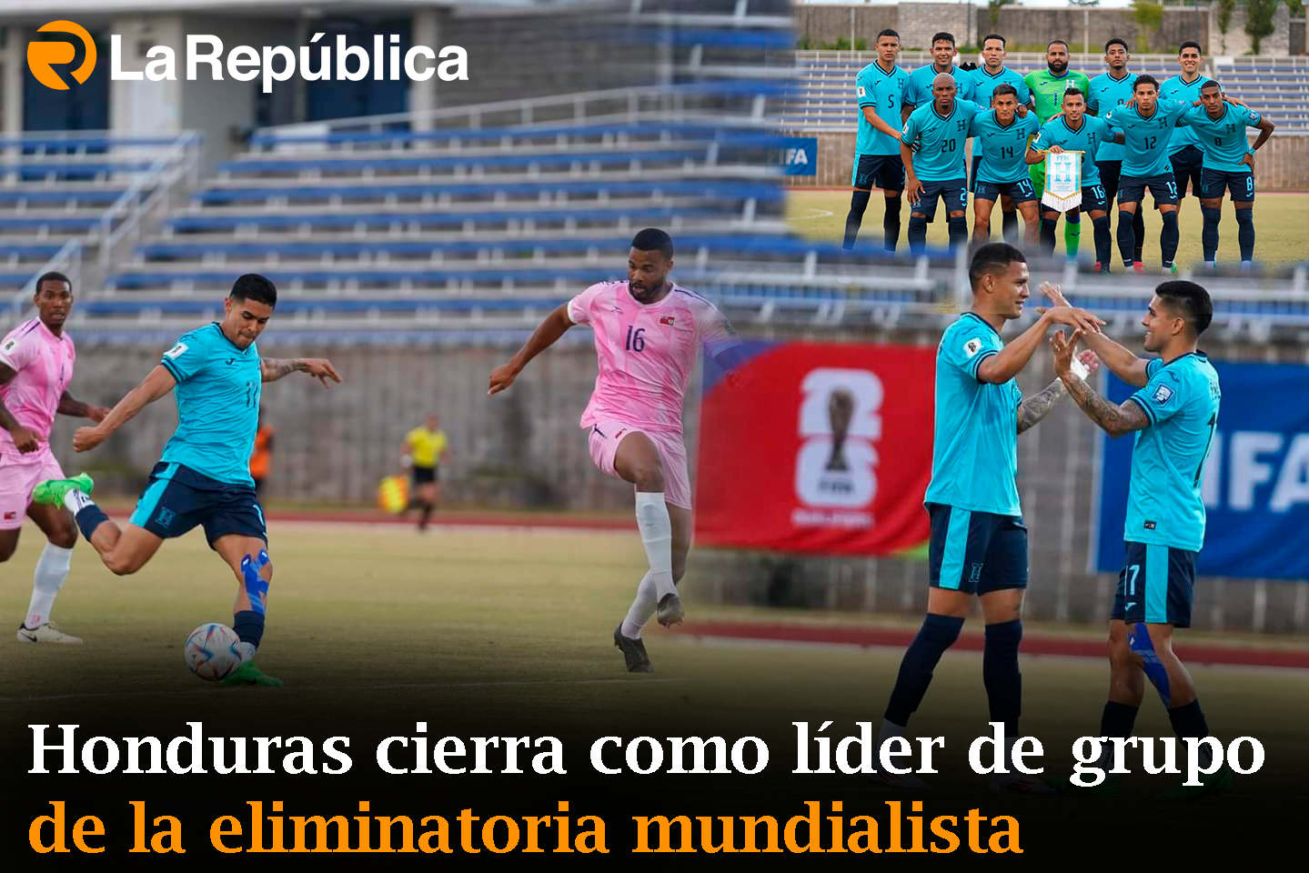 Honduras cierra como líder de grupo  de la eliminatoria mundialista - Cover Image